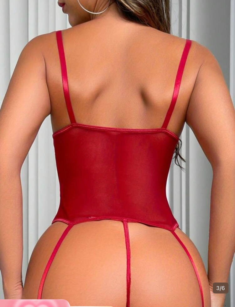 Lingerie Set with Garter
