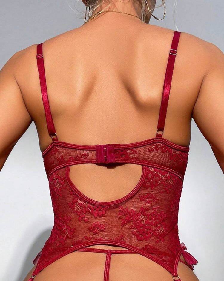 Lingerie Set with Garter